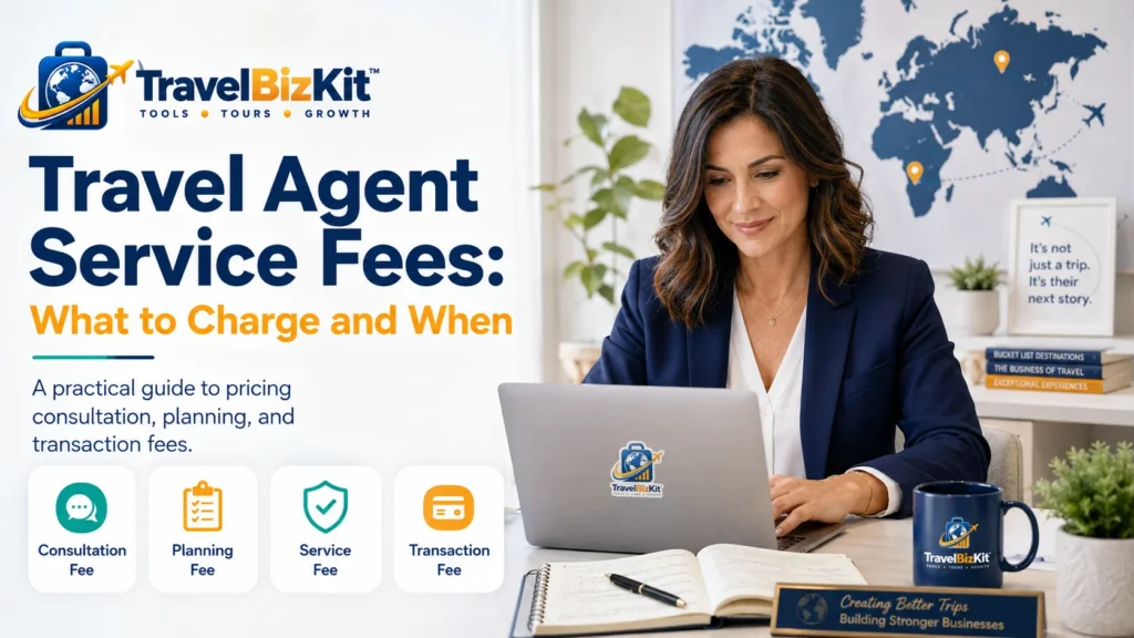 Travel agent service fees guide explaining what advisors charge and when